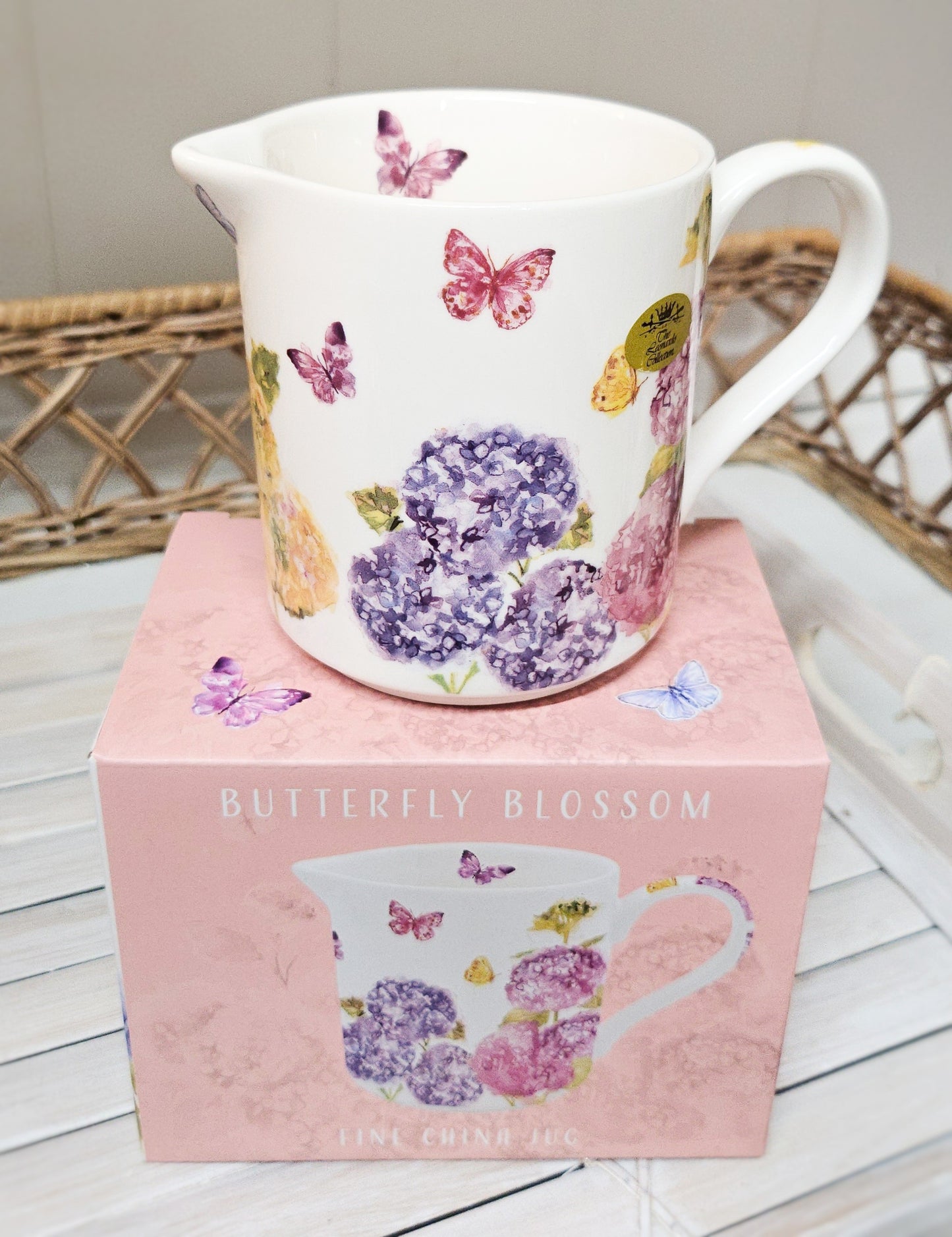 Butterfly Blossom Jug
