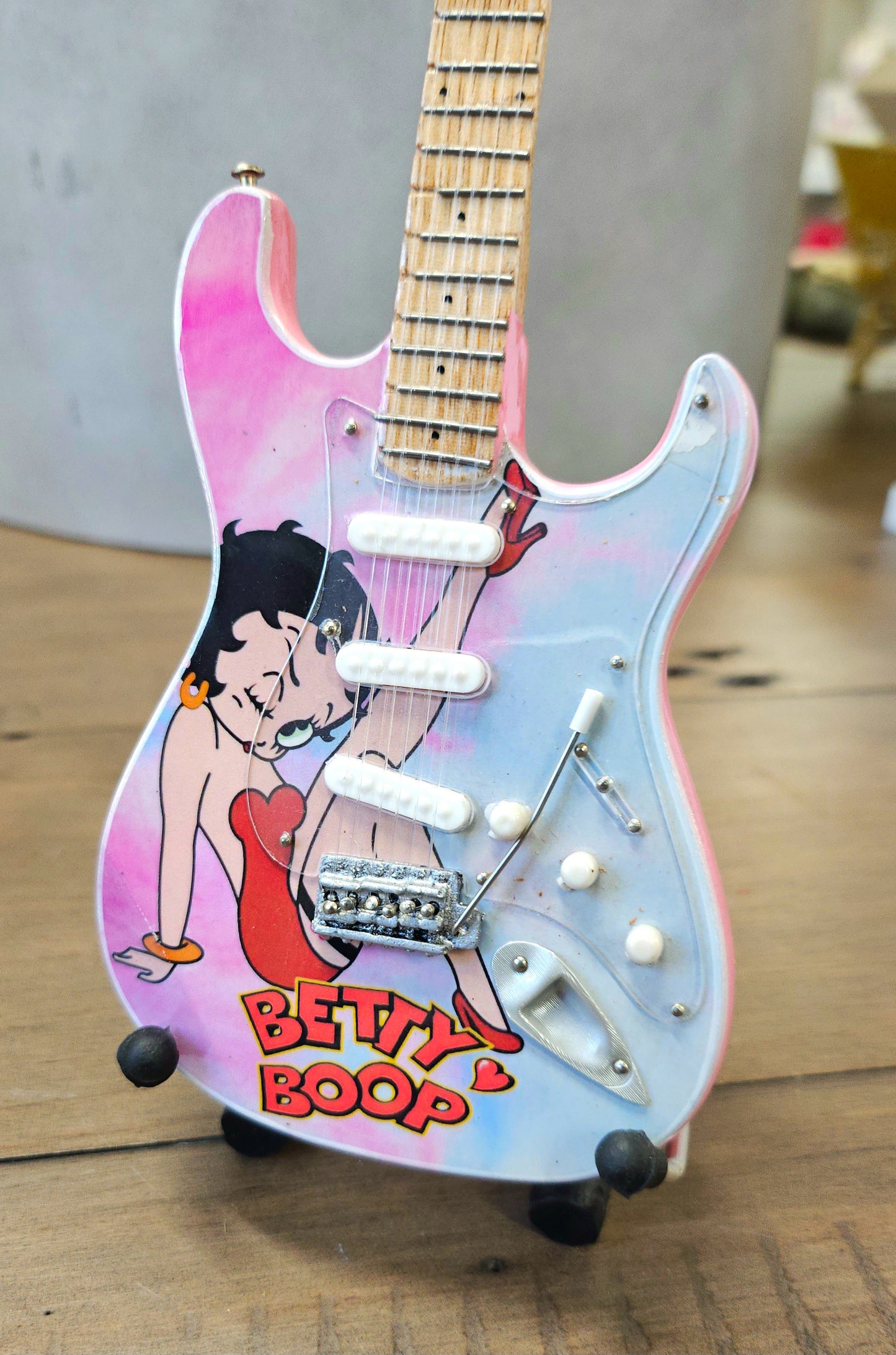 Betty Boop Miniature Guitar