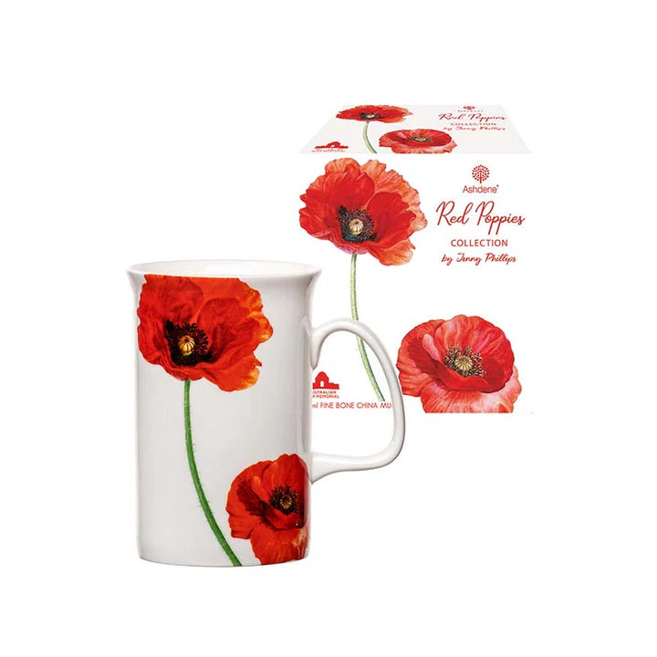 Red Poppies Mug