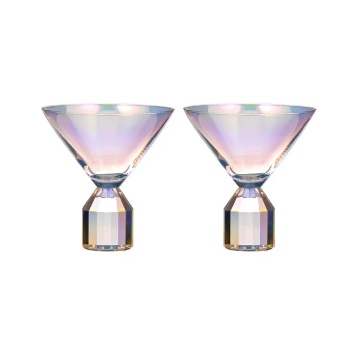 Ava Opal Martini Glass - 2pk