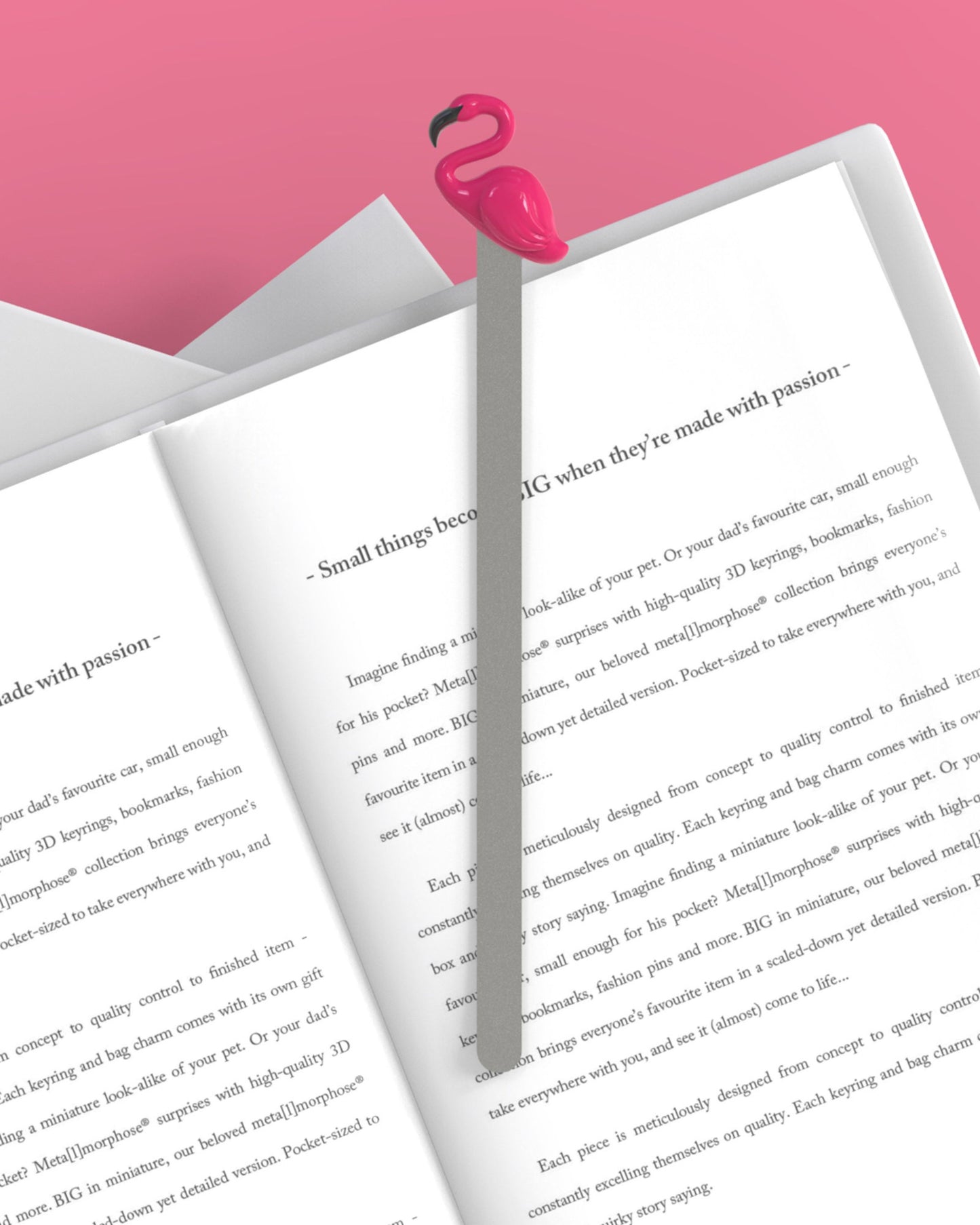 Flamingo Metalmorphose Bookmark