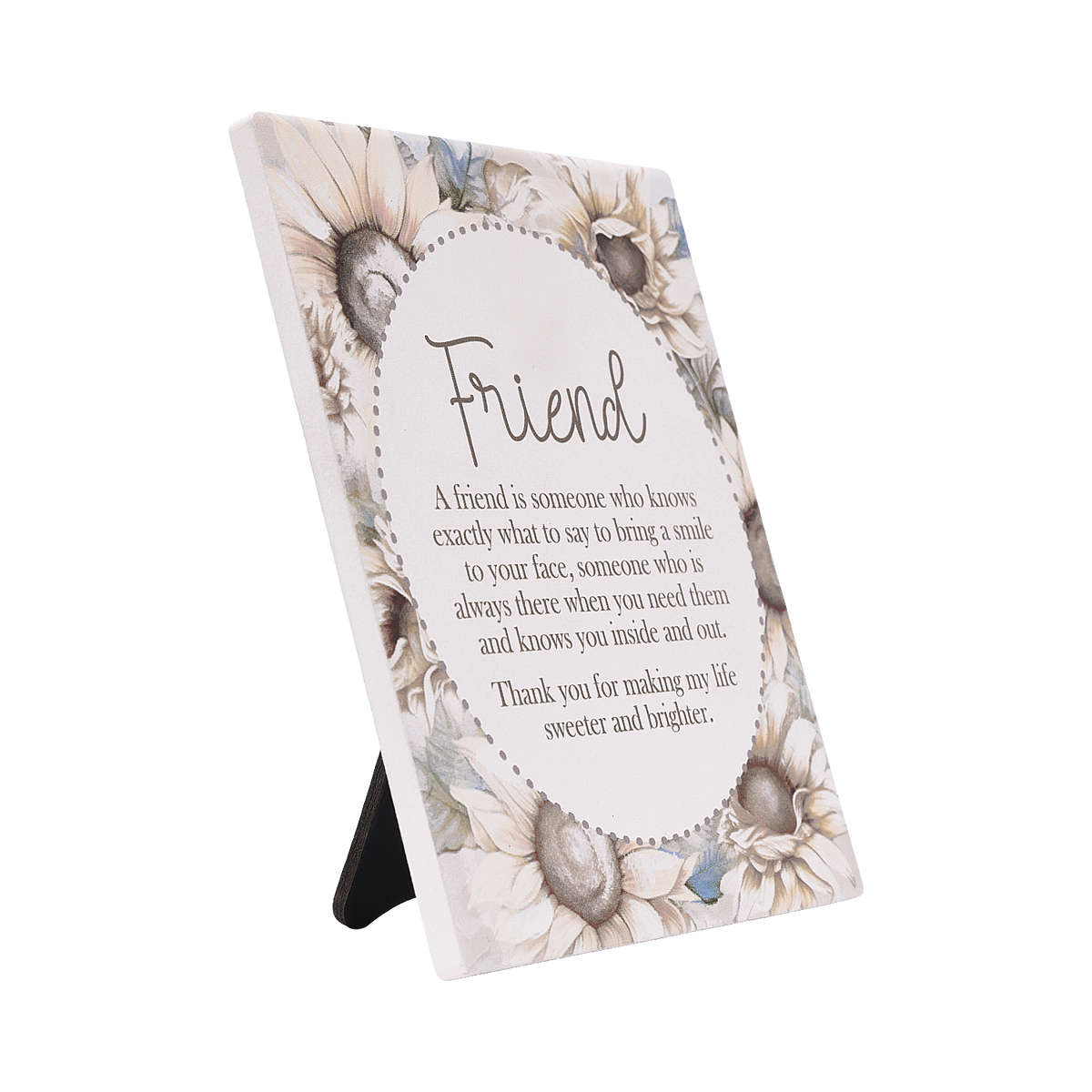 Saddle & Bloom Friend Verse Plaque