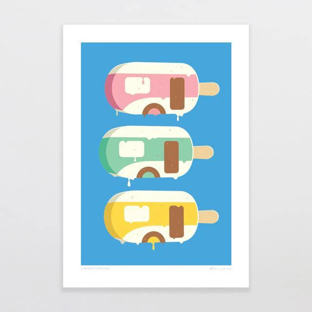 Summer Flavours Art Print by Glenn Jones