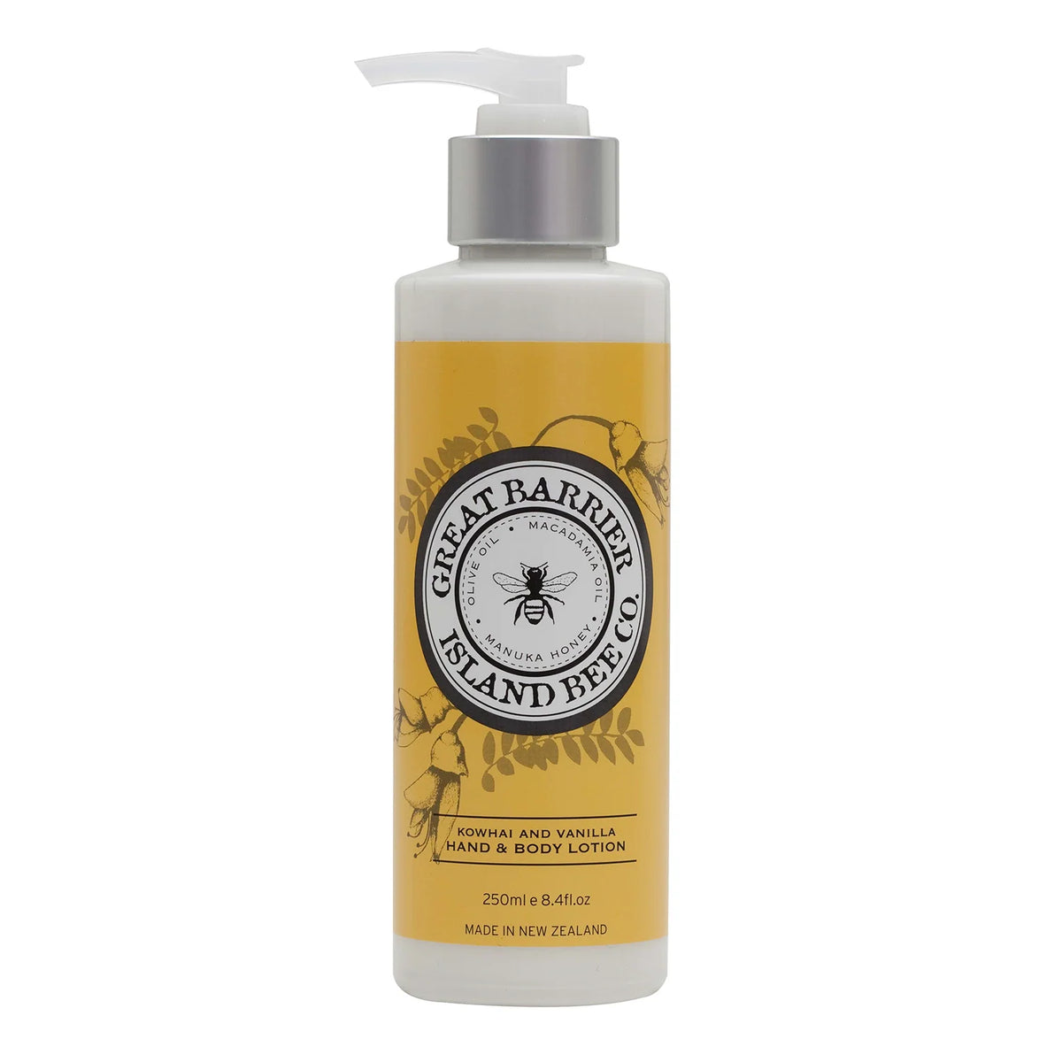 Kowhai & Vanilla Hand & Body Lotion 250ml