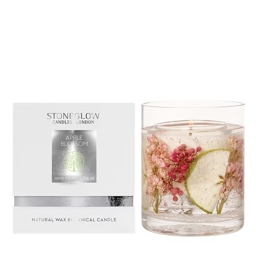Nature's Gift Apple & Pear Blossom Gel Vase Candle