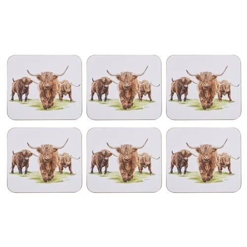 Ashdene Highland Herd Coasters by Harriet Blaskett