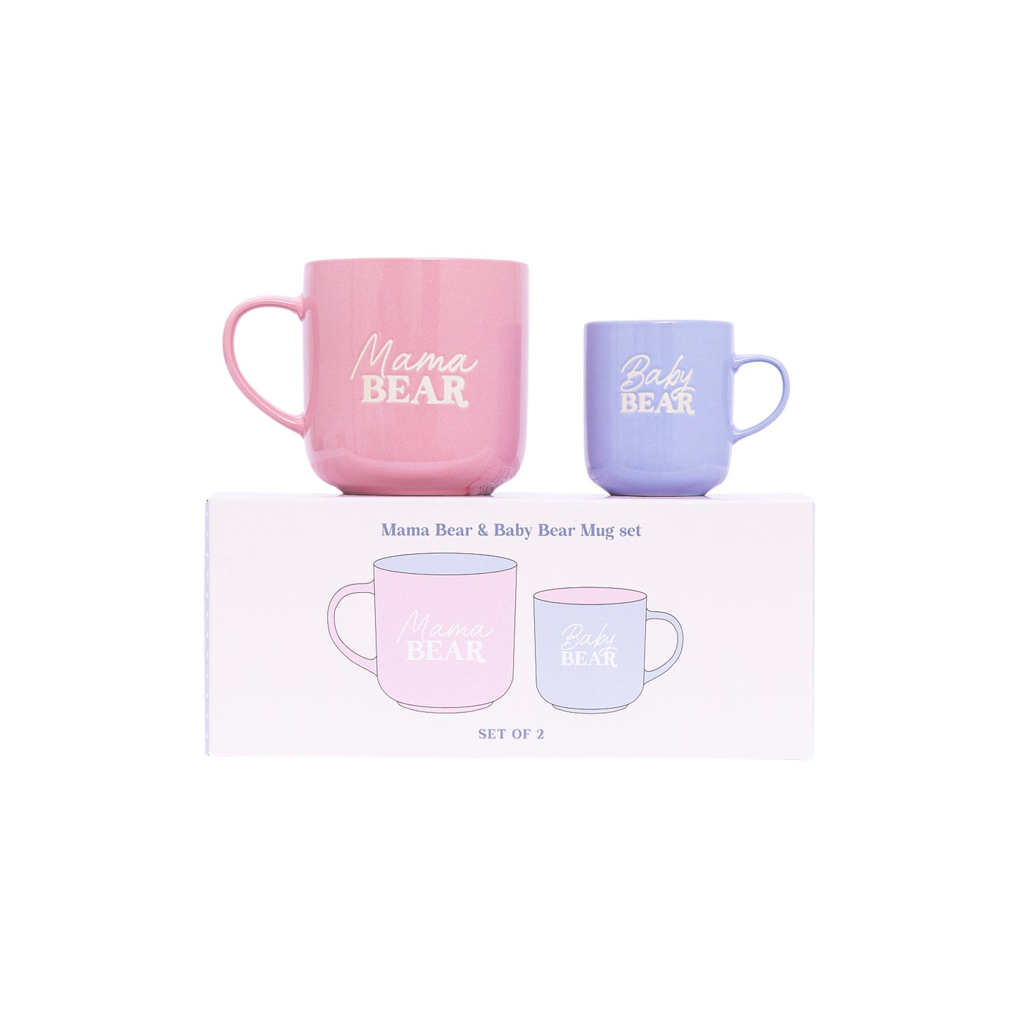 Mum & Baby Bear Mug Set