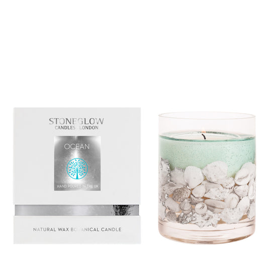 Nature's Gift Ocean Natural Wax Gel Candle