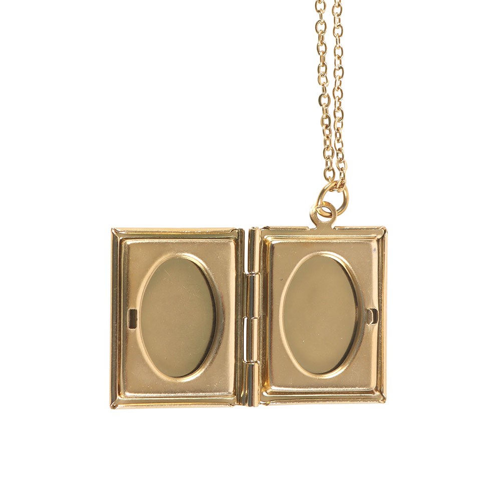 Book Shaped Locket Neckalce