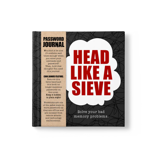Head Like a Sieve - Password Journal