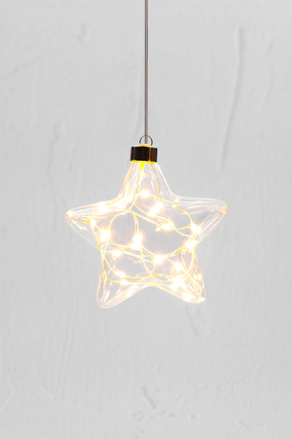 Star Hanging Glass Light