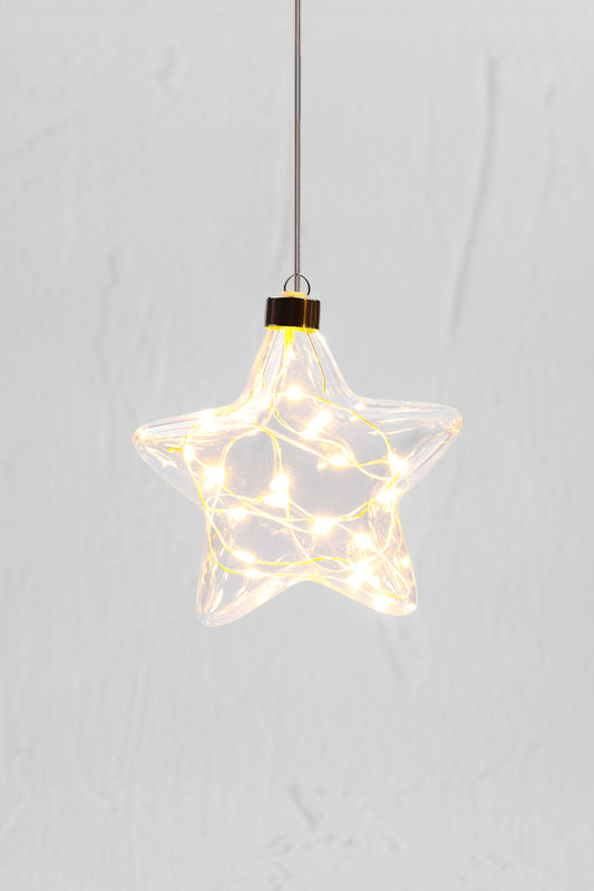 Star Hanging Glass Light