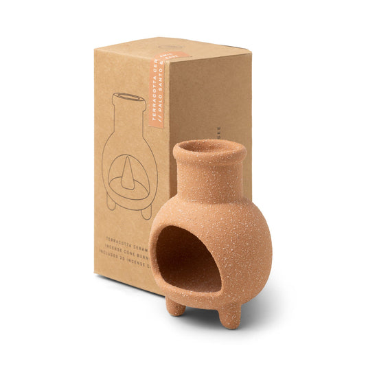Ceramic Chiminea Incense Holder