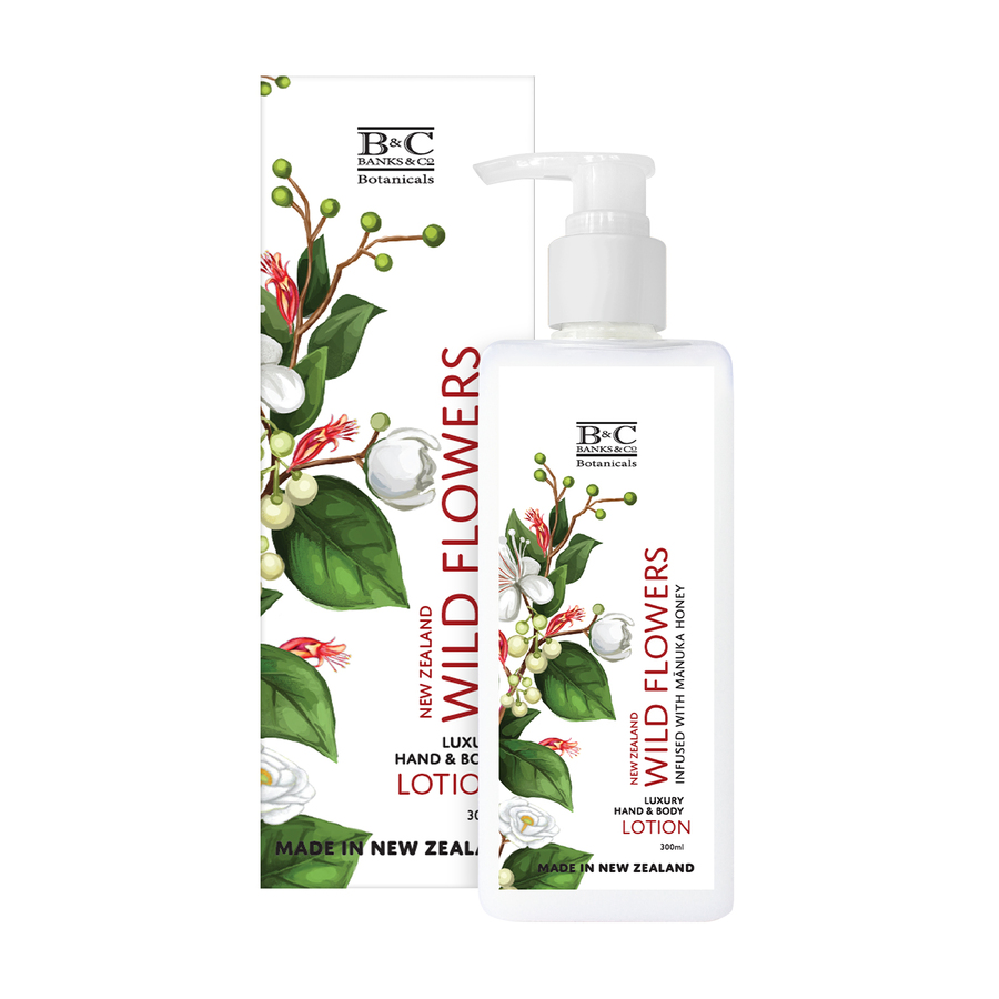 Wild Flowers Hand & Body Lotion by Banks & Co