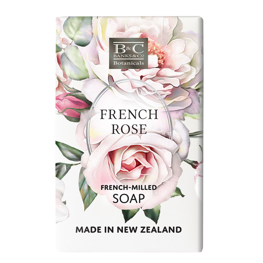 French Rose Bar Soap by Banks & Co