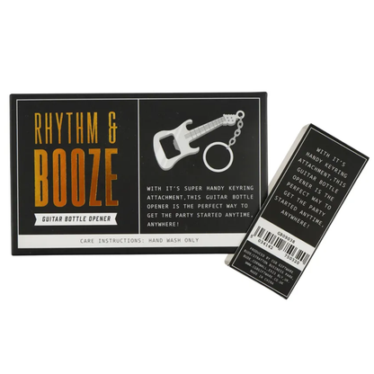 Guitar Bottle Opener Keyring