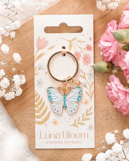 Luna Bloom Butterfly Keychain