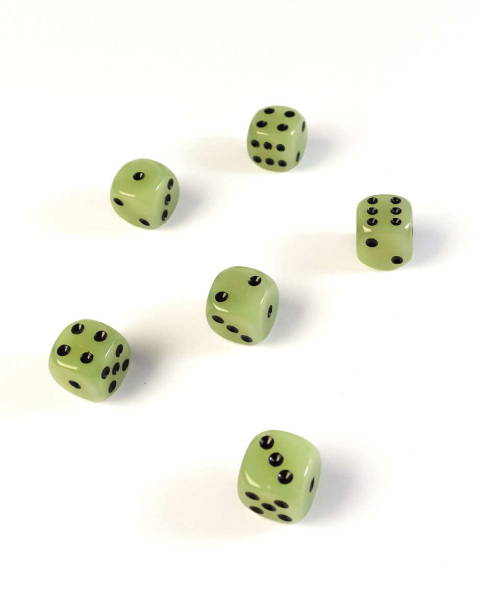Trendform Glow in the Dark Dice Magnets