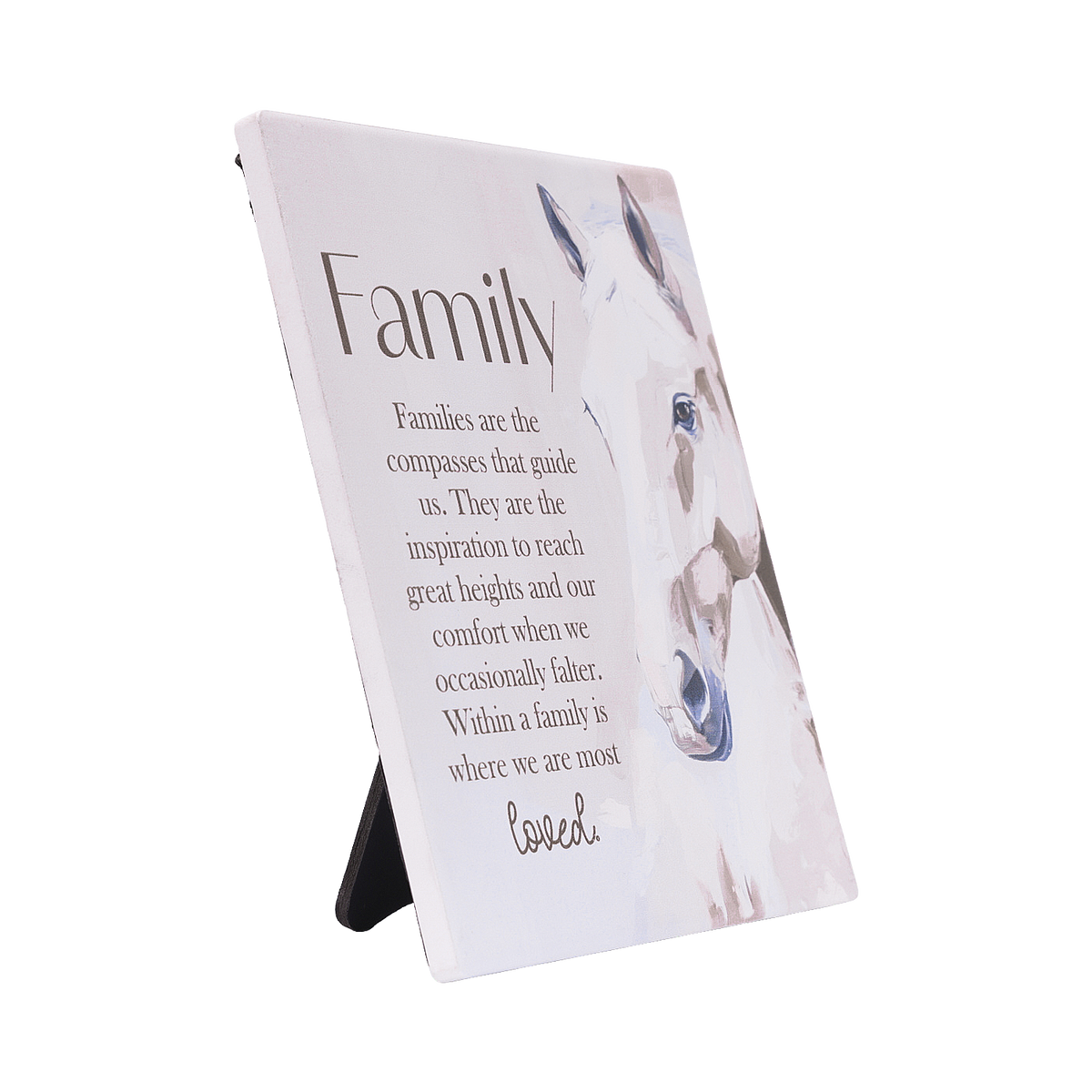 Saddle & Bloom Family Verse Plaque