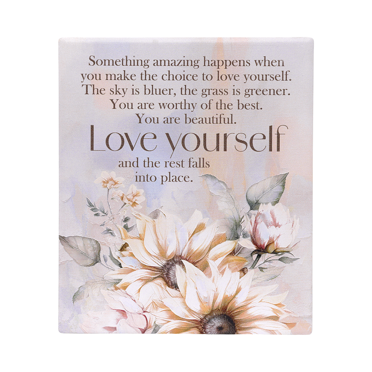 Saddle & Bloom Love Verse Plaque