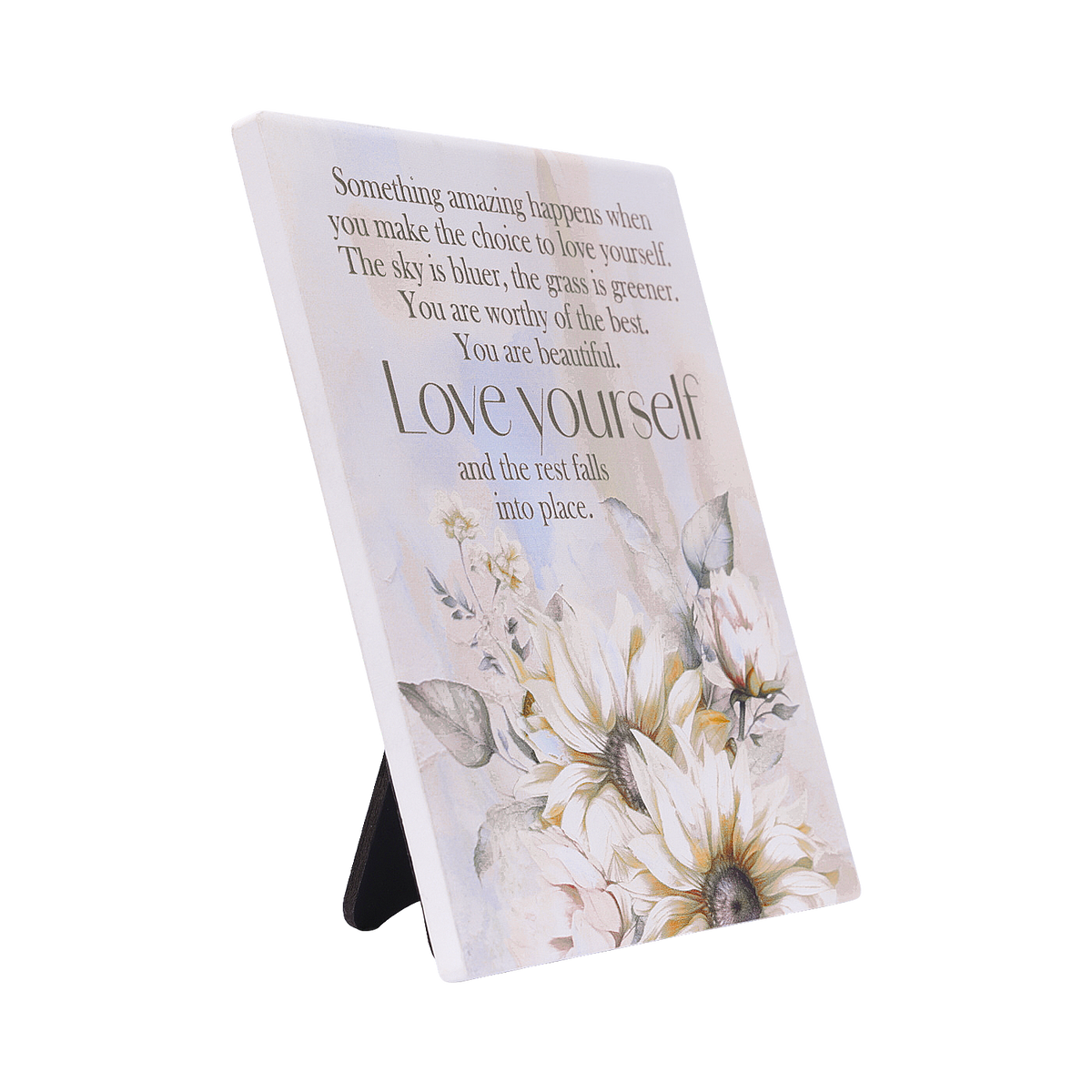 Saddle & Bloom Love Verse Plaque