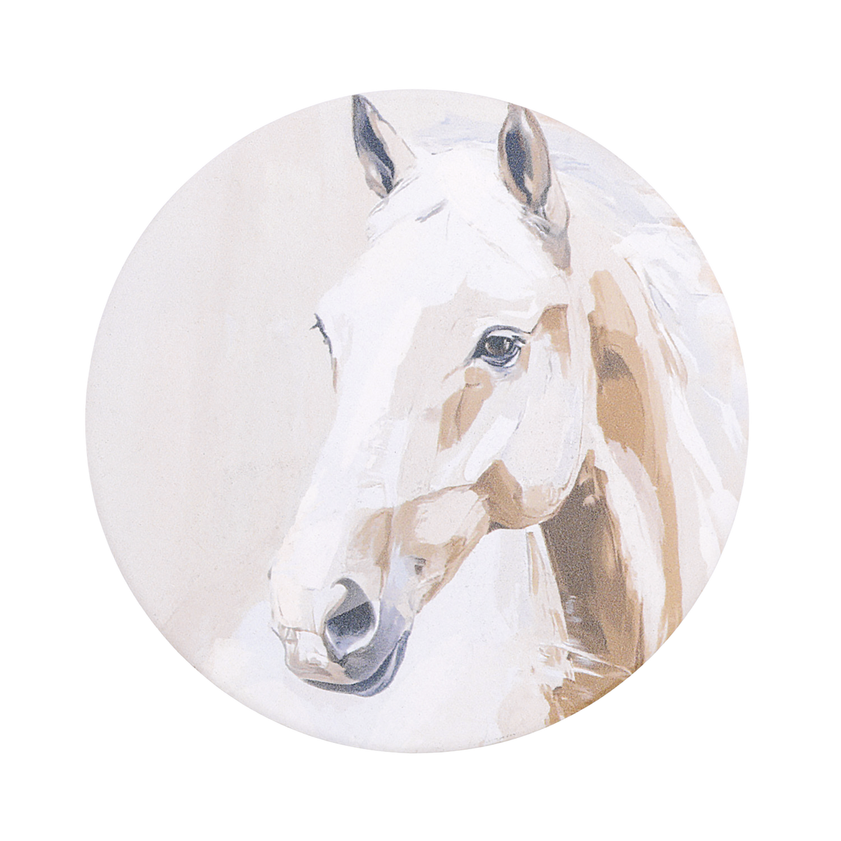 Horse Ceramic Coaster - Saddle & Bloom