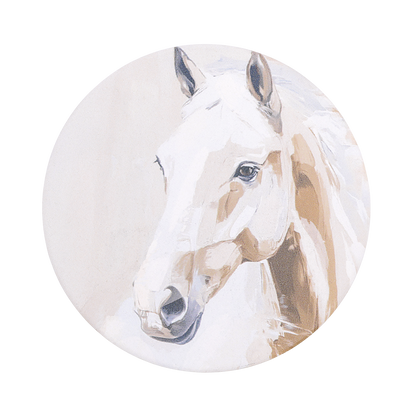 Horse Ceramic Coaster - Saddle & Bloom