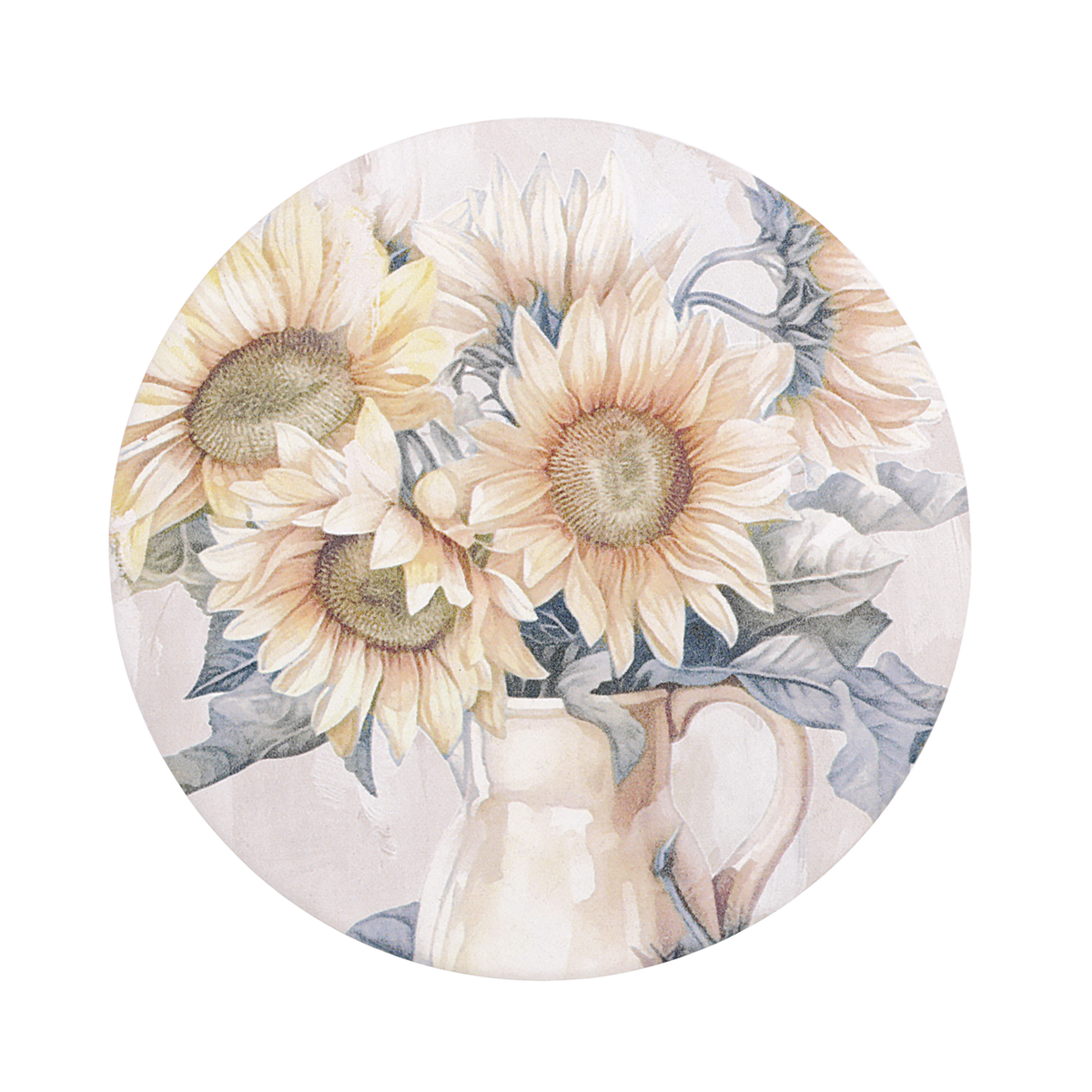 Sunflowers Ceramic Coaster - Saddle & Bloom