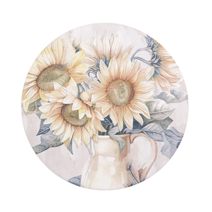 Sunflowers Ceramic Coaster - Saddle & Bloom