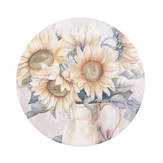 Sunflowers Ceramic Coaster - Saddle & Bloom