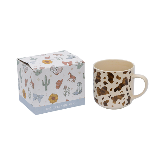 Cow Mug - Saddle & Bloom