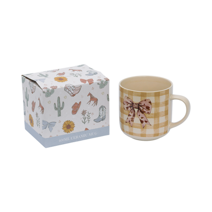 Bow Mug - Saddle & Bloom