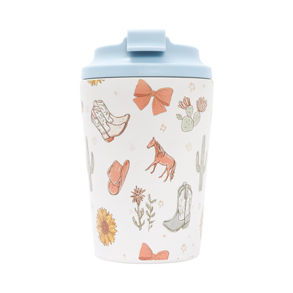 Country Insulated Coffee Cup - Saddle & Bloom