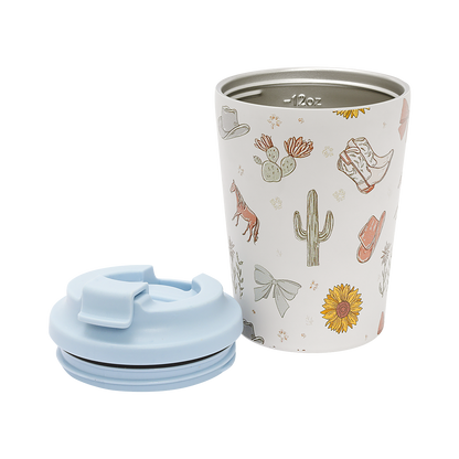 Country Insulated Coffee Cup - Saddle & Bloom