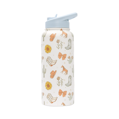 Country Insulated Drink Bottle - Saddle & Bloom