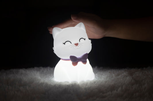 Squishy Lulu the Cat USB Rechargeable Night Light