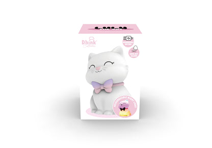 Squishy Lulu the Cat USB Rechargeable Night Light