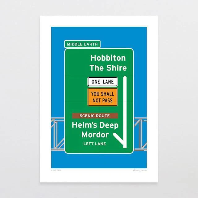 Road Trip Art Print by Glenn Jones
