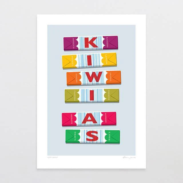 A4 Yeah Sweet Art Print by Glenn Jones