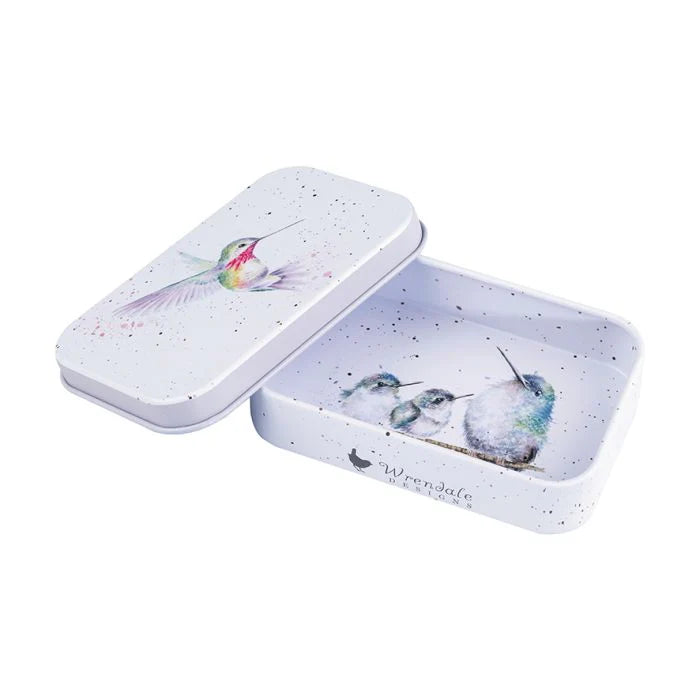 Wrendale 'Wisteria Wishes' Hummingbird Mini Tin