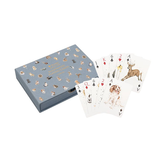 Wrendale 'The Country Set' Woodland Animal, Dog and Cat Playing Cards