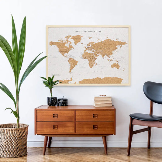 World Map Travel Board