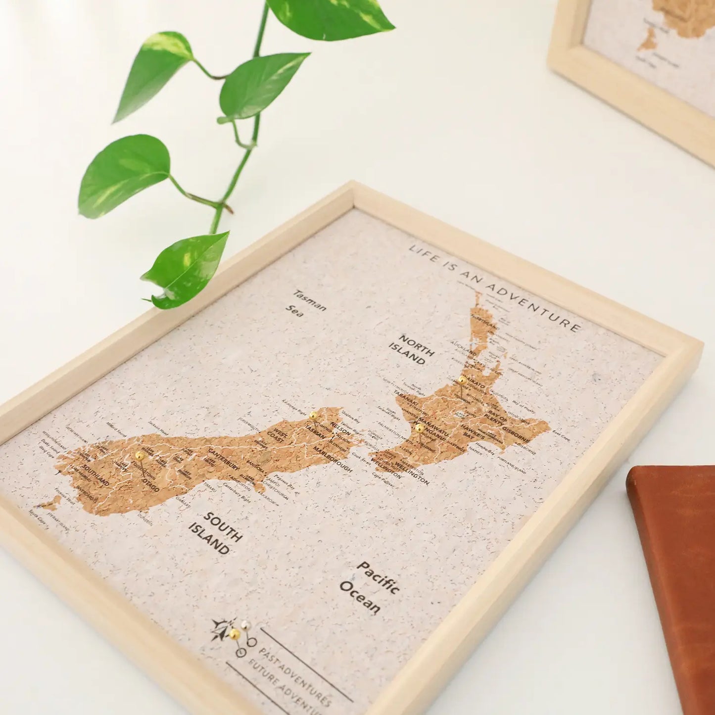 Aotearoa New Zealand Travel Board Map