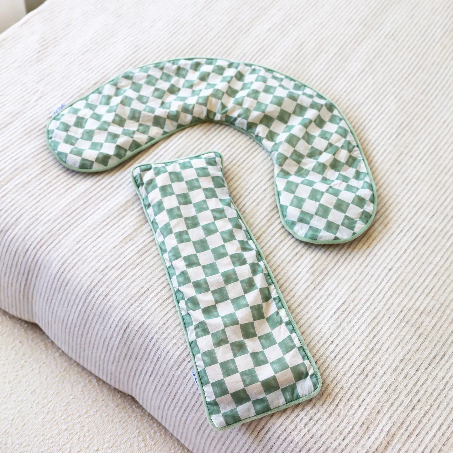 Love, Vera Checkers Neck Heat Pillow
