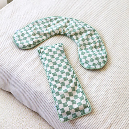 Love, Vera Checkers Neck Heat Pillow