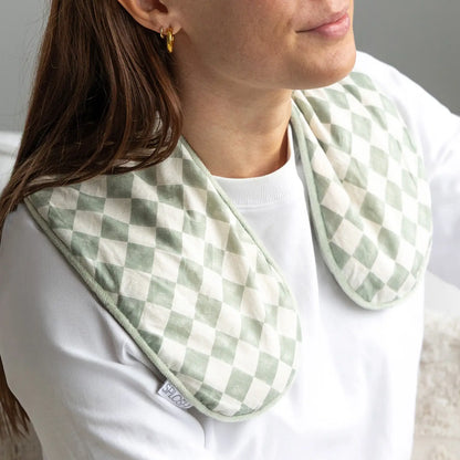 Love, Vera Checkers Neck Heat Pillow