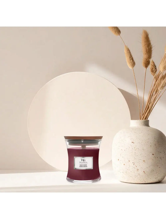 WoodWick Black Cherry Mini Candle