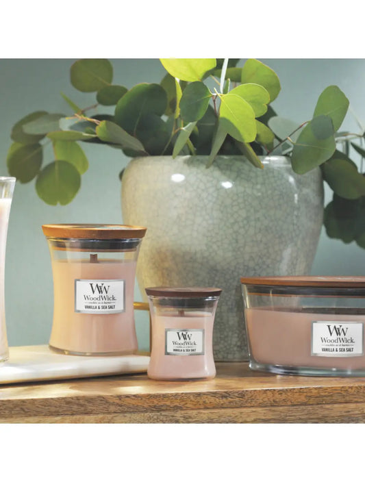 WoodWick Vanilla & Seasalt Mini Candle